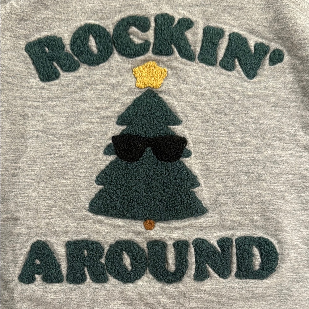 Little Sleepies Toddler Sweatshirt with Tree Design - Picture 4 of 10